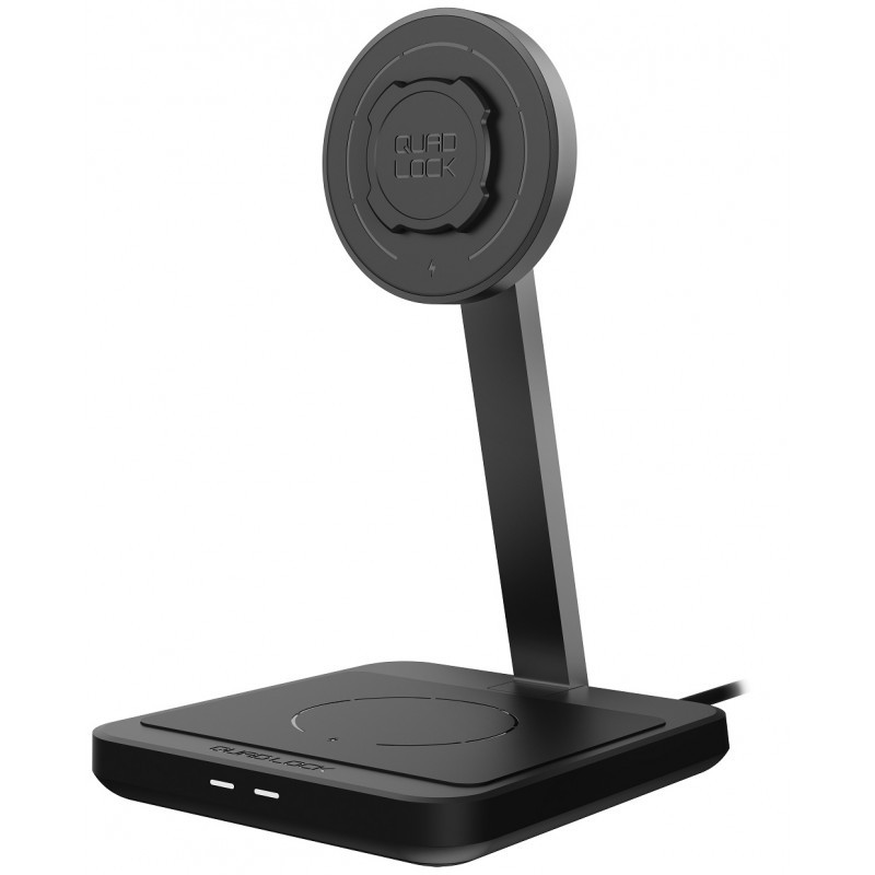 QUAD LOCK DOUBLE SUPPORT CHARGEUR INDUCTION DE BUREAU