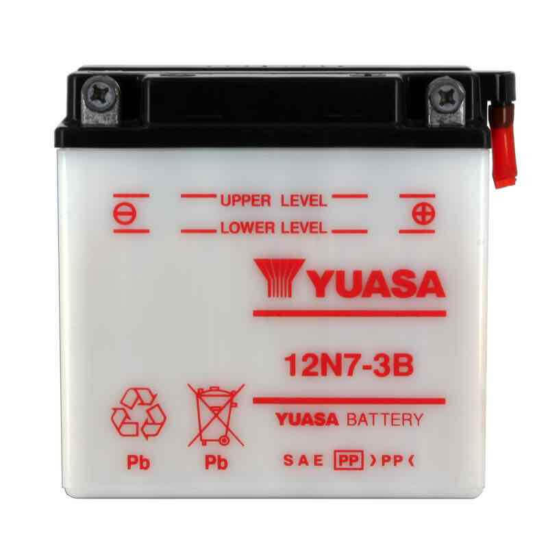 YUASA BATTERIE 12N7-3B - SANS PACK ACIDE (NON INCLUS)