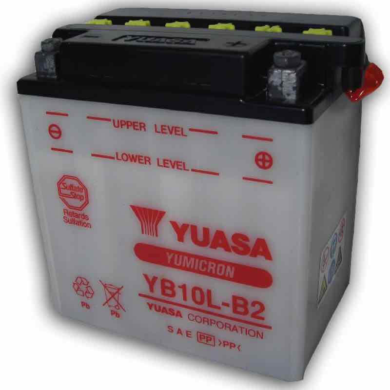 YUASA BATTERIE YB10L-B2 - SANS PACK ACIDE (NON INCLUS)