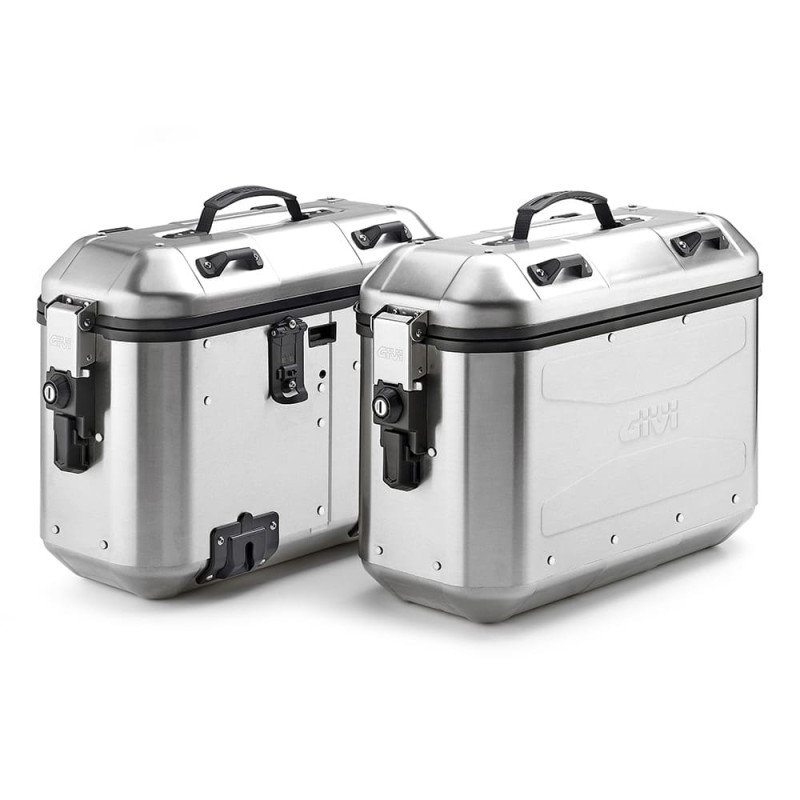 GIVI PAIRE DE VALISES DOLOMITE ALU 36L MONOKEY (DLMK36APACK2)