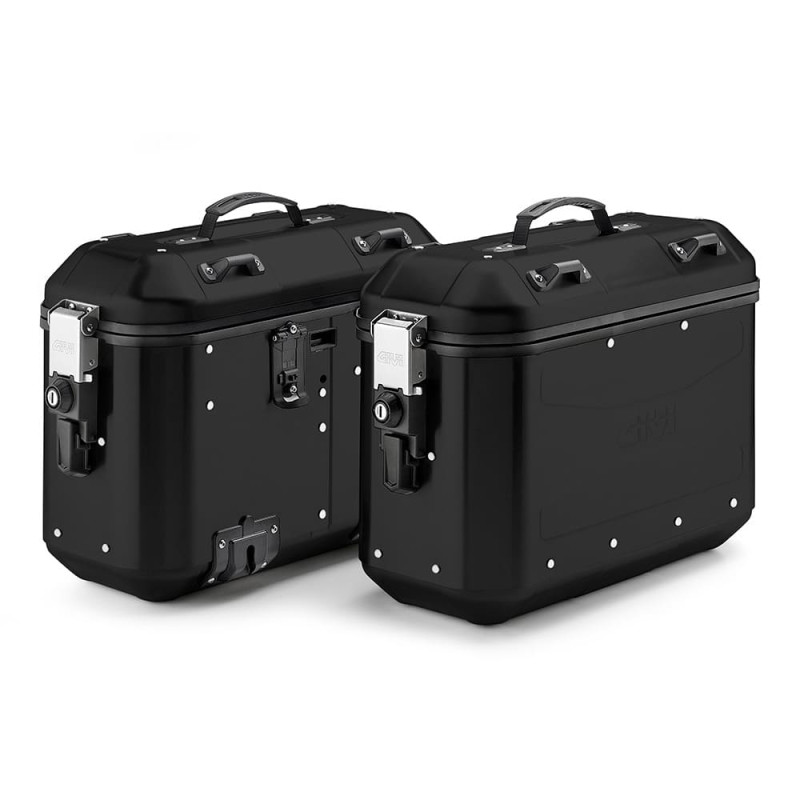 GIVI PAIRE DE VALISES DOLOMITE NOIR 36L MONOKEY (DLMK36BPACK2)