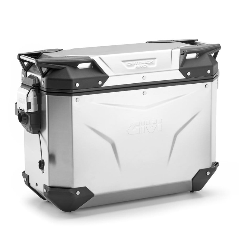 GIVI VALISE MONOKEY OUTBACK EVO 37L ALU GAUCHE SANS BARILLET (OBKEV37AL)