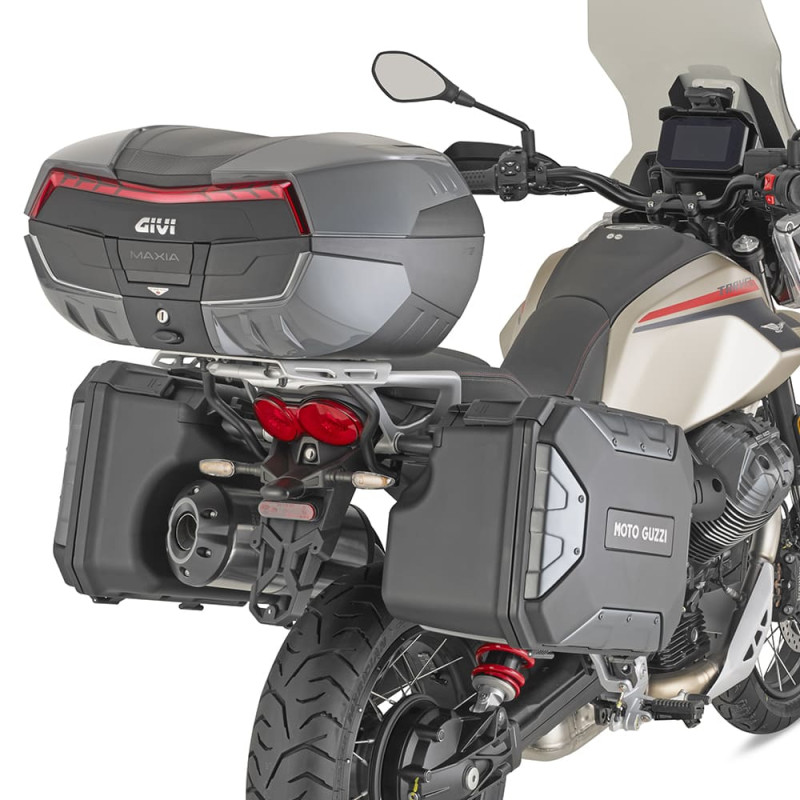 GIVI TOP CASE MONOKEY COUVERCLE GRIS GRAPHITE 58L CATA ROUGE (V58NNG)