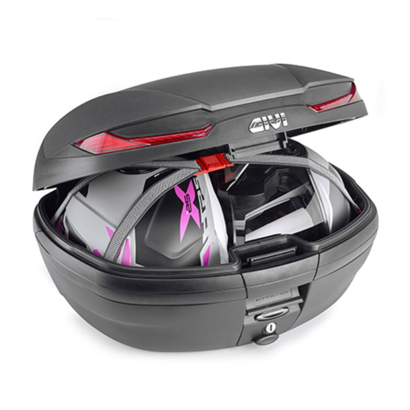 GIVI TOP CASE MONOKEY ARENA CATADIOPTRE ROUGE 46LT (V45N)