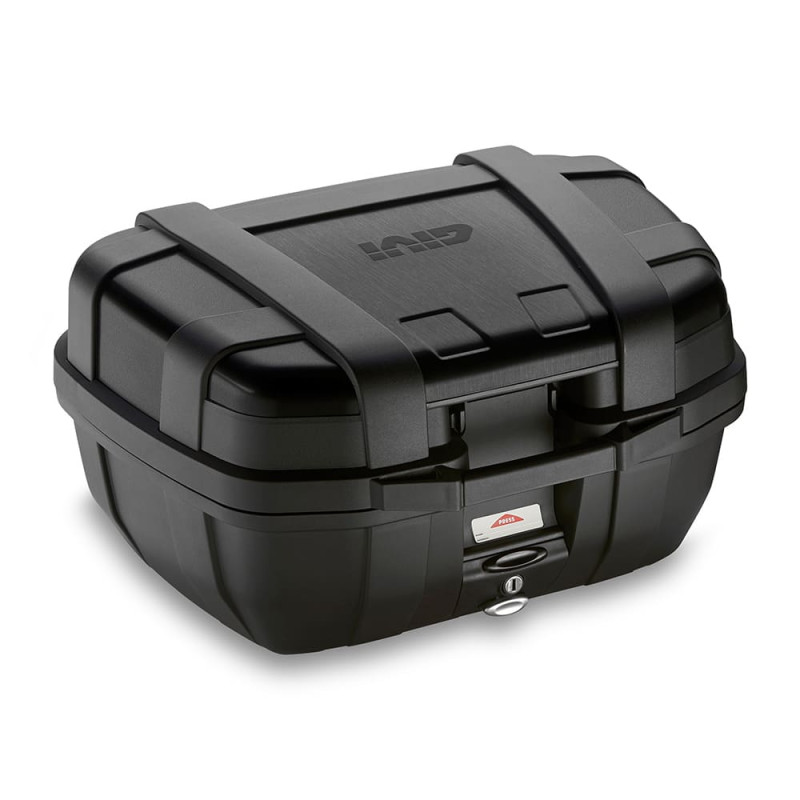 GIVI VALISE MONOKEY TREKKER NOIR 52L SANS ALU CAPOT ABS NOIR BRILLANT (TRK52BB)