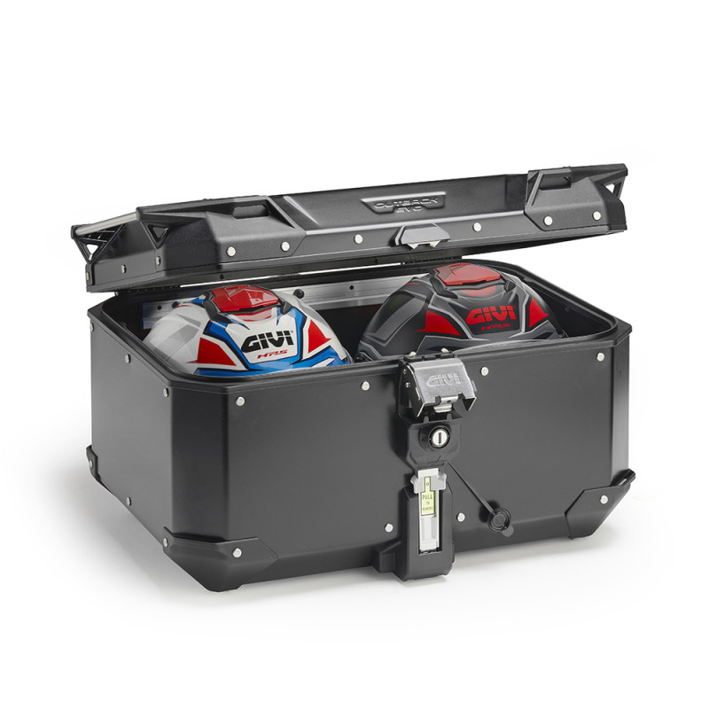 GIVI TOP CASE MONOKEY OUTBACK EVO 58LT NOIR SANS BARILLET (OBKEV58B)