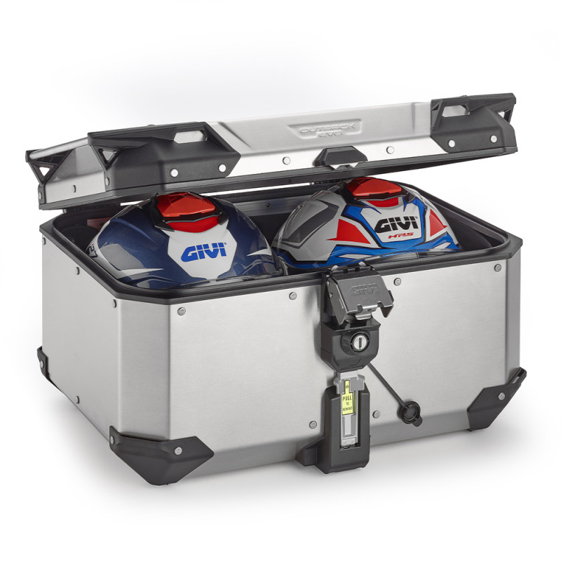 GIVI TOP CASE MONOKEY OUTBACK EVO 58LT ALU SANS BARILLET (OBKEV58A)