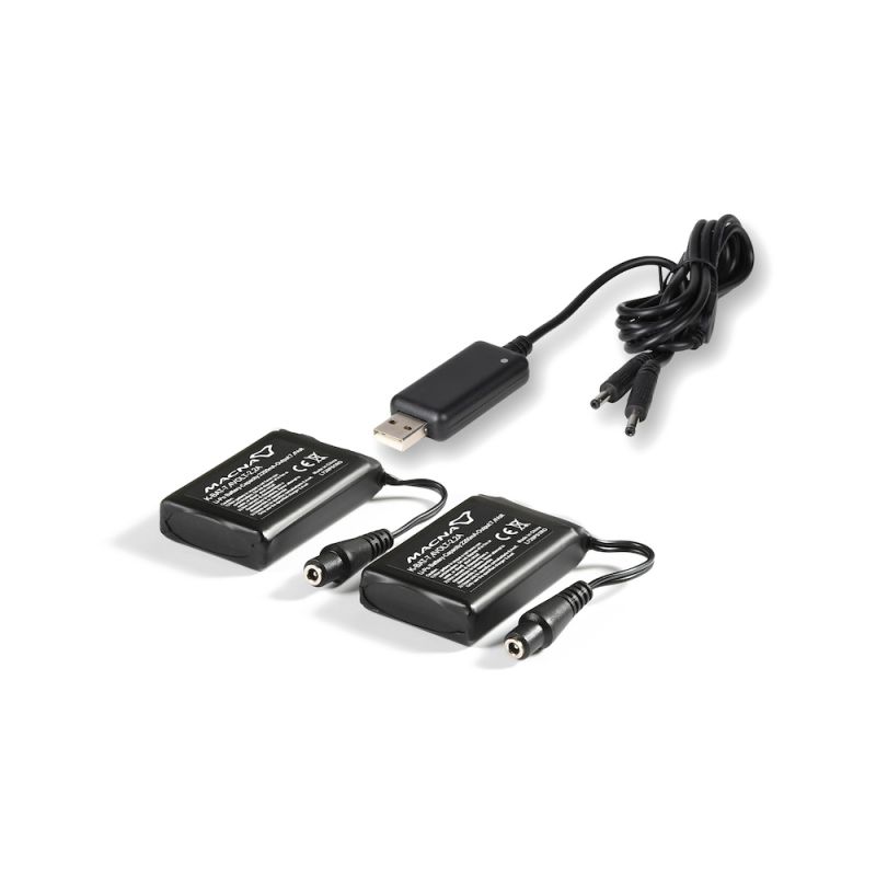 MACNA KIT BATTERIES 7,4V POUR GANTS ET CHAUSSETTES CHAUFFANTES
