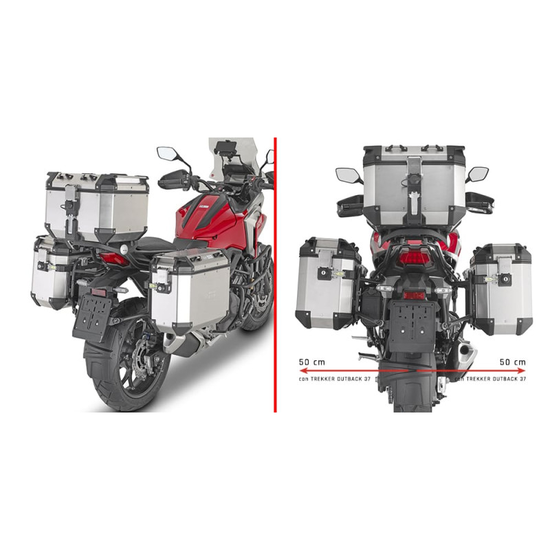 GIVI SUP VALISE MONOKEY OBKN HONDA NC750X (PLO1192CAM)