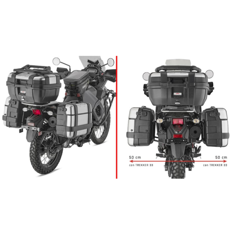 GIVI SUP VALISE MONOKEY KAWASAKI KLR 650 S (PL4133)