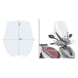 Bulle Givi D9251ST Pour Voge Valico 500 DS 2020-2022 – Compatible Montage D’origine – Made In Italy