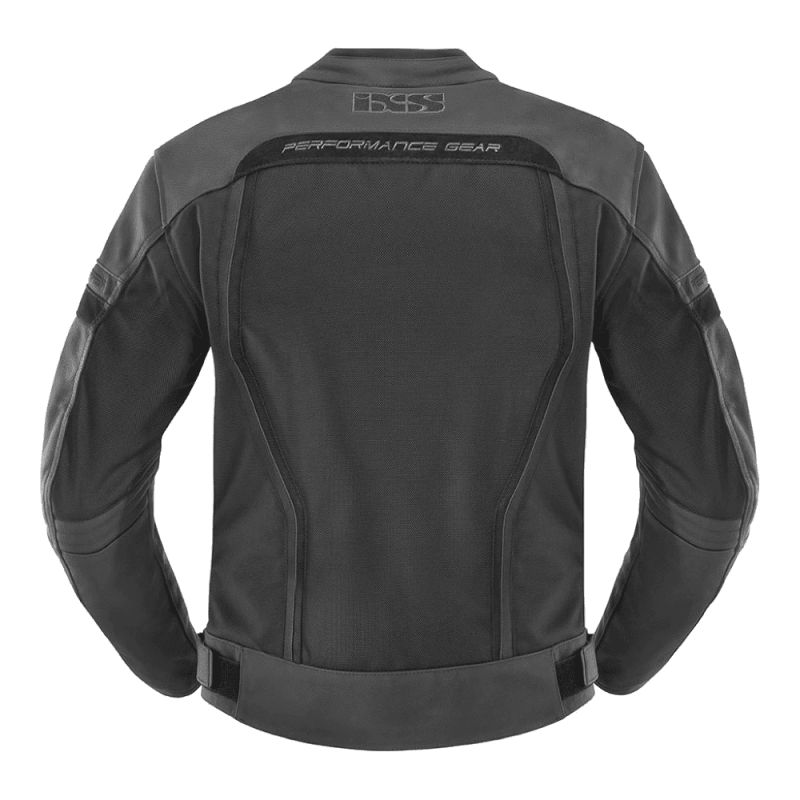 IXS BLOUSON CUIR NEWA WP NOIR