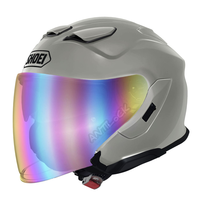 SHOEI J-CRUISE 3 AVEC VISIÈRE MIROIR ARC EN CIEL