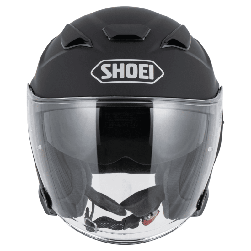 SHOEI J-CRUISE 3 MAT AVEC VISIÈRE MIROIR OR ROUGE
