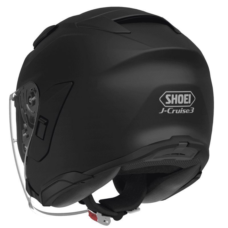SHOEI J-CRUISE 3 MAT AVEC VISIÈRE MIROIR OR ROUGE