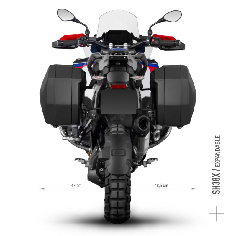 SHAD SUPPORT VALISES LATÉRALES 3P SYSTEM BMW R 1300 GS ADVENTURE (W0RG15IF)