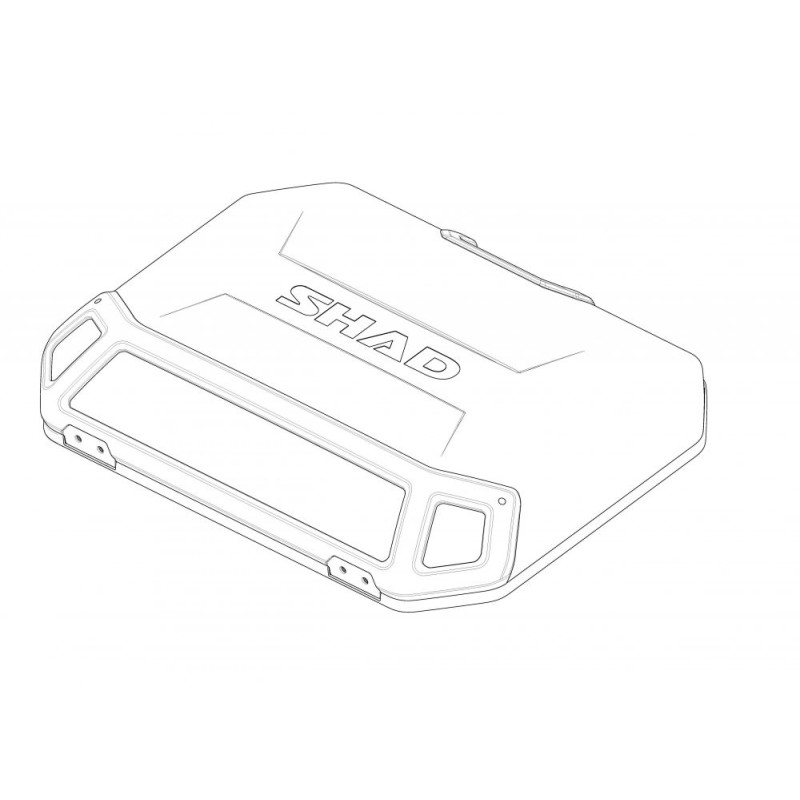 SHAD COUVRE ALUMINIUM TERRA SIDE CASE (203163RB)