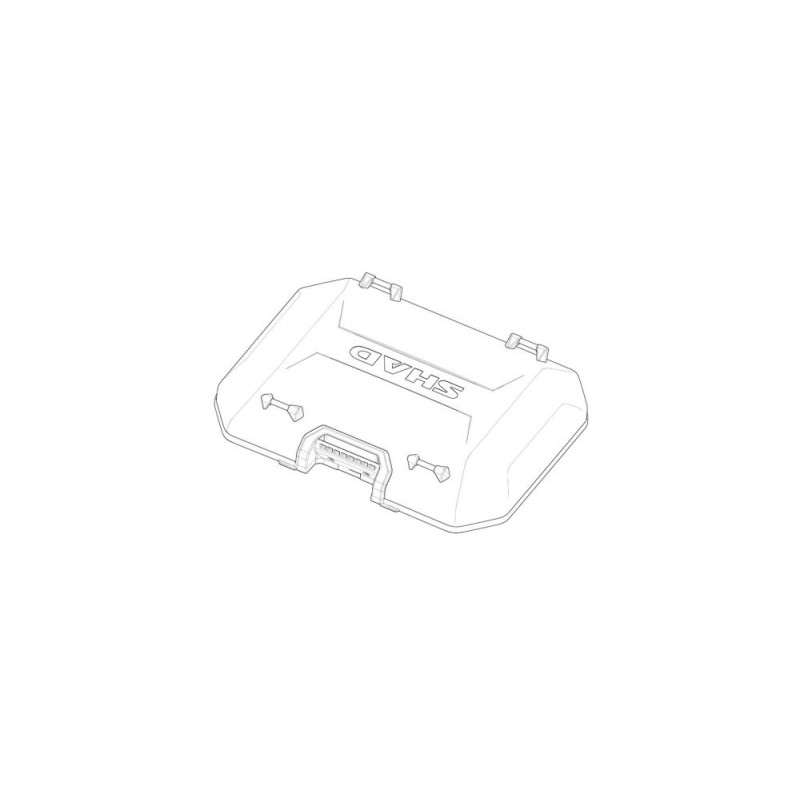 SHAD COUVRE ALUMINIUM TERRA TOP CASE (203471RB)
