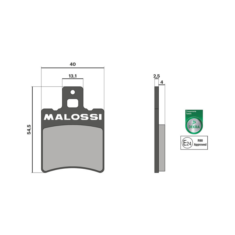 MALOSSI PLAQUETTES DE FREIN MHR 6215008BB