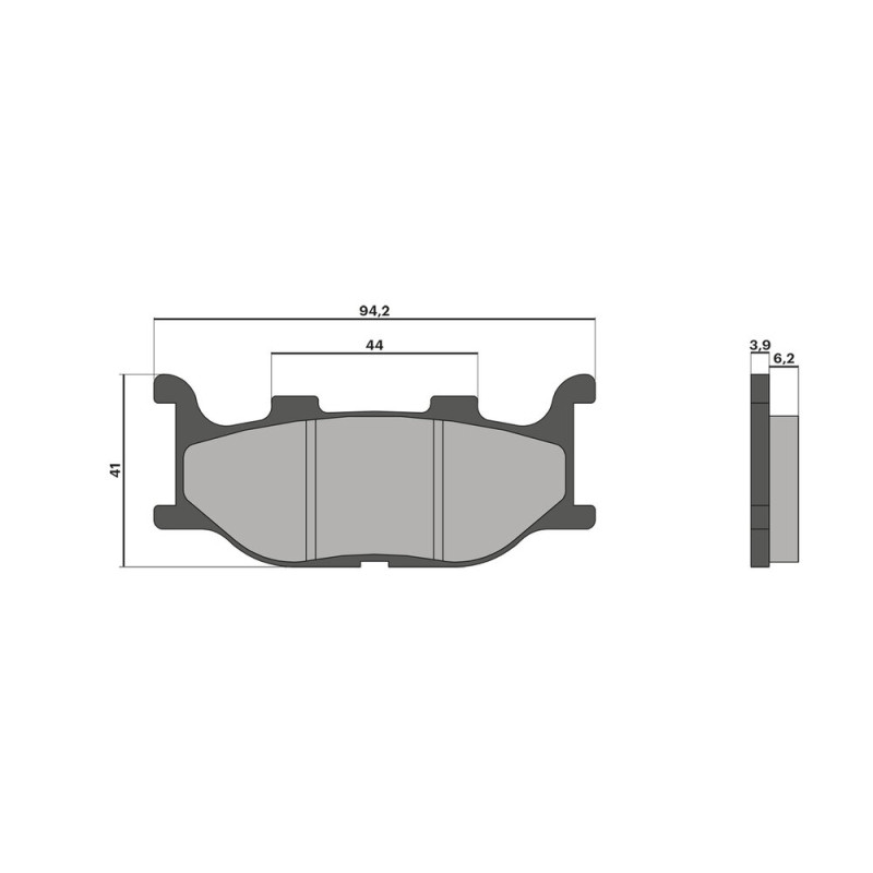 MALOSSI PLAQUETTES DE FREIN 6215029BB