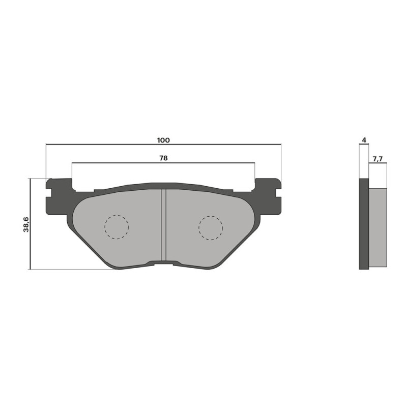 MALOSSI PLAQUETTES DE FREIN 6215030BB
