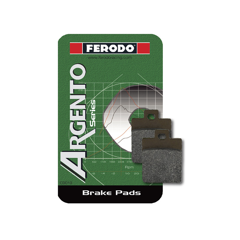 FERODO PLAQUETTES DE FREIN SEMI-MÉTAL ARGENTO FDB2081AG
