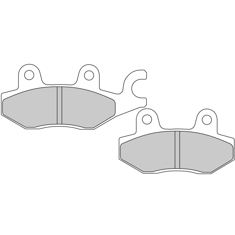 FERODO PLAQUETTES DE FREIN SEMI-MÉTAL ÉCO FRICTION FDB2087EF