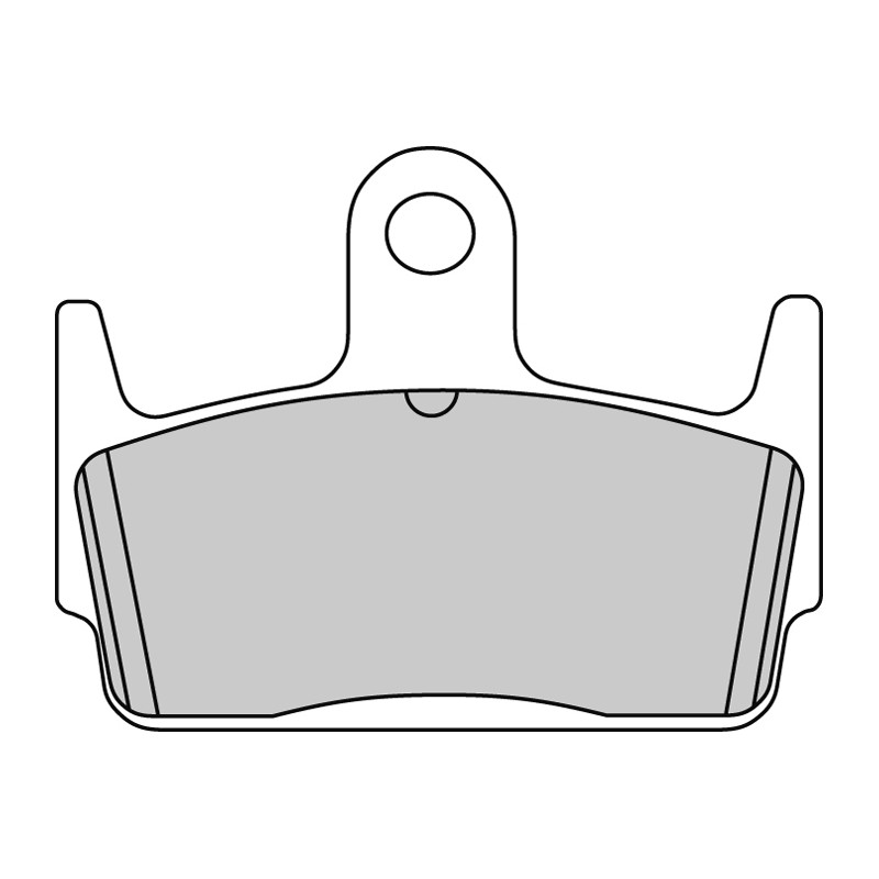 FERODO PLAQUETTES DE FREIN SEMI-MÉTAL ARGENTO FDB2101AG