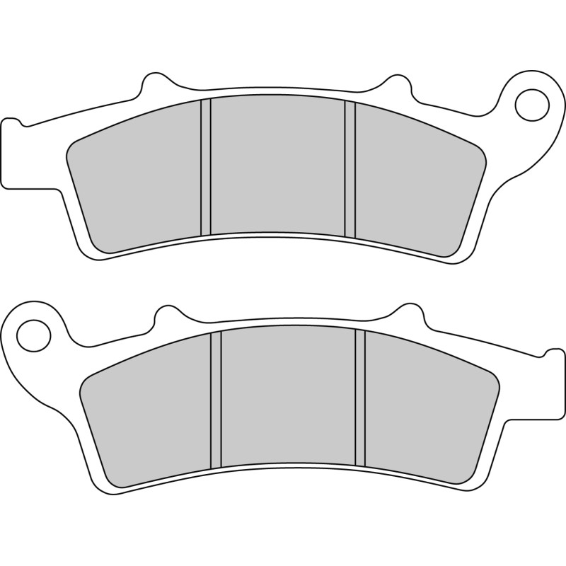 FERODO PLAQUETTES DE FREIN SEMI-MÉTAL ARGENTO FDB2105AG