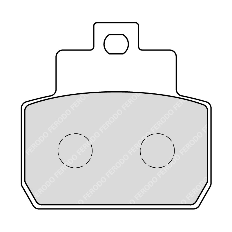FERODO PLAQUETTES DE FREIN SEMI-MÉTAL ÉCO FRICTION FDB2207EF