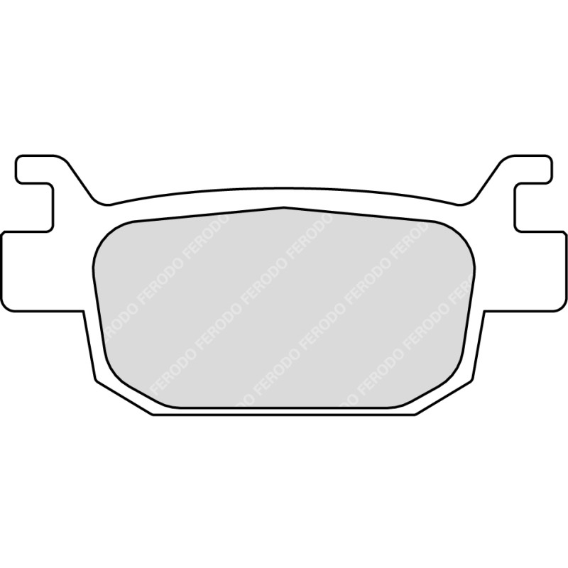 FERODO PLAQUETTES DE FREIN SEMI-MÉTAL ÉCO FRICTION FDB2212EF