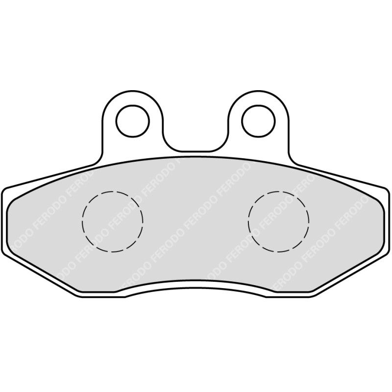 FERODO PLAQUETTES DE FREIN SEMI-MÉTAL ÉCO FRICTION FDB2224EF