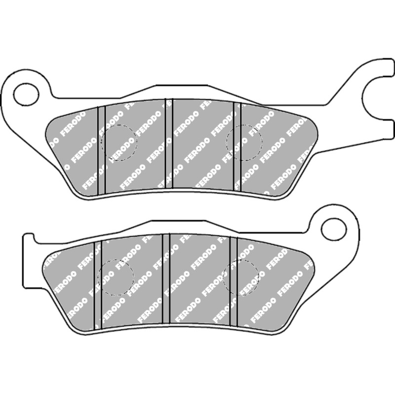 FERODO PLAQUETTES DE FREIN SEMI-MÉTAL ÉCO FRICTION FDB2287EF