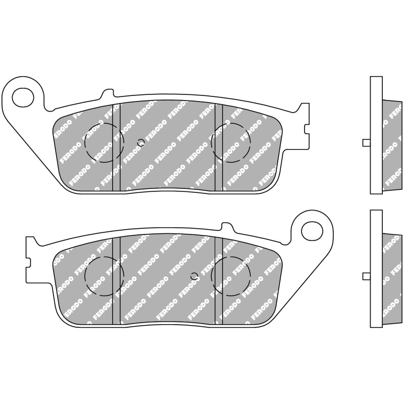FERODO PLAQUETTES DE FREIN SEMI-MÉTAL ÉCO FRICTION FDB2288EF