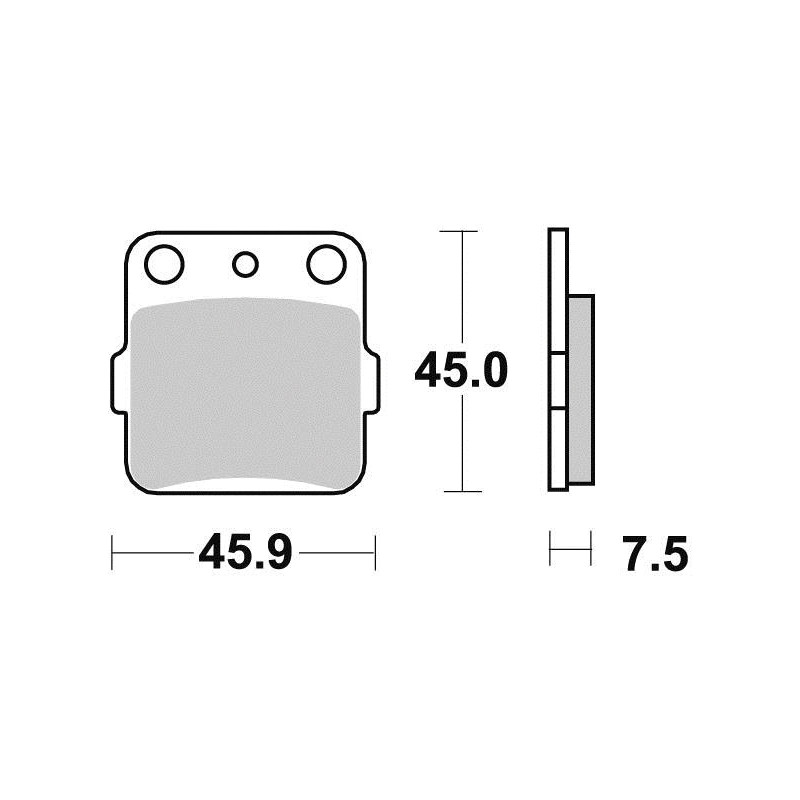 FERODO PLAQUETTES DE FREIN SEMI-MÉTAL ÉCO FRICTION FDB381EF