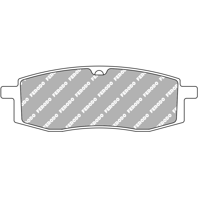 FERODO PLAQUETTES DE FREIN SEMI-MÉTAL PLATINIUM FDB411P