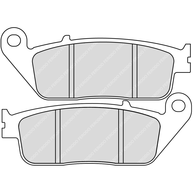 FERODO PLAQUETTES DE FREIN SEMI-MÉTAL ÉCO FRICTION FDB570EF