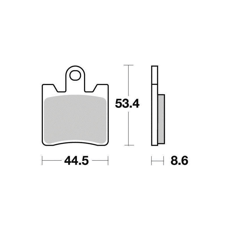 FERODO PLAQUETTES DE FREIN MÉTAL FRITTÉ SINTER GRIP FDB2085ST