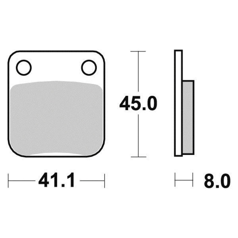 FERODO PLAQUETTES DE FREIN MÉTAL FRITTÉ SINTER GRIP OFF ROAD FDB250SG