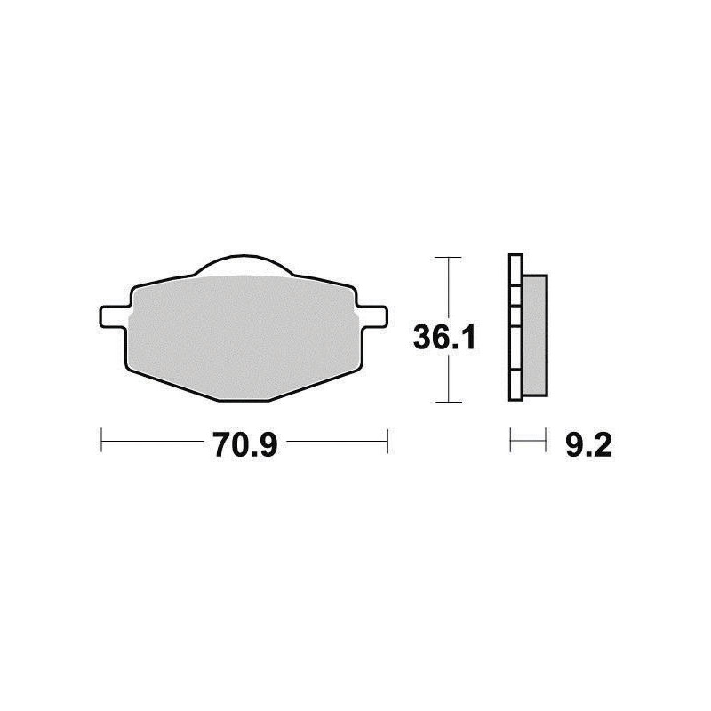 FERODO PLAQUETTES DE FREIN MÉTAL FRITTÉ SINTER GRIP OFF ROAD FDB383SG