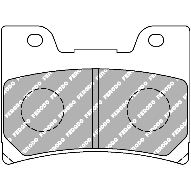 FERODO PLAQUETTES DE FREIN MÉTAL FRITTÉ SINTER GRIP FDB666ST