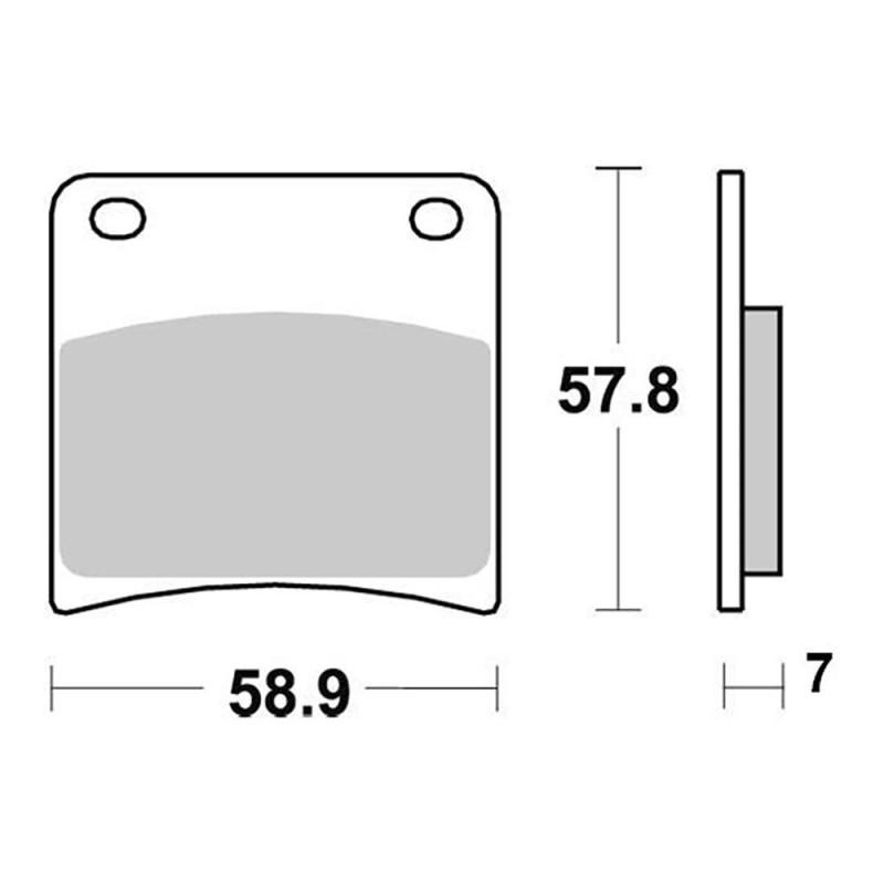 PERFTEC PLAQUETTES DE FREIN SEMI-MÉTAL S1077R