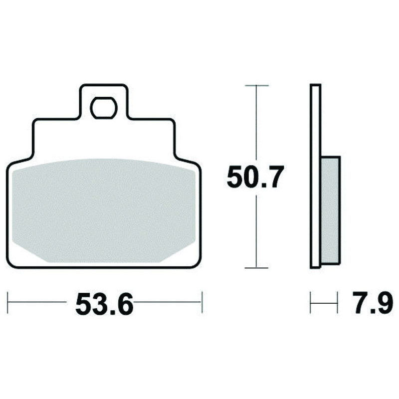 PERFTEC PLAQUETTES DE FREIN SEMI-MÉTAL S1112R