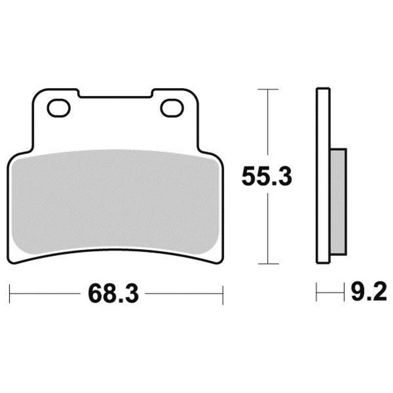 PERFTEC PLAQUETTES DE FREIN SEMI-MÉTAL S1191R