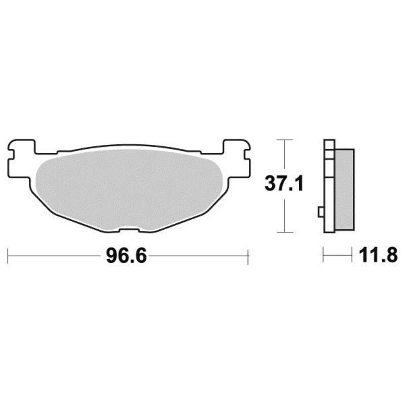 PERFTEC PLAQUETTES DE FREIN MÉTAL FRITTÉ S1275NR