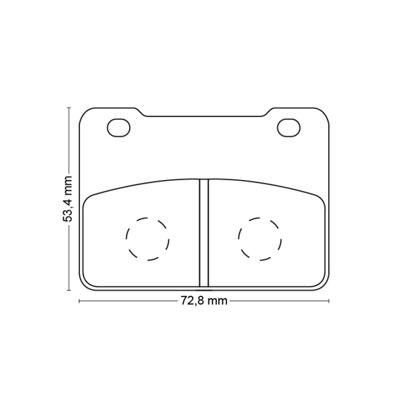 PERFTEC PLAQUETTES DE FREIN MÉTAL FRITTÉ S1627NR
