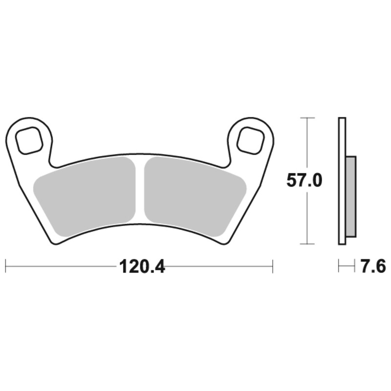 PERFTEC PLAQUETTES DE FREIN SEMI-MÉTAL S9036R