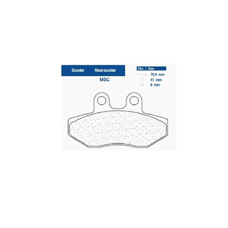 CL PLAQUETTES DE FREIN MÉTAL FRITTÉ POUR MAXI SCOOTER - 3077MSC