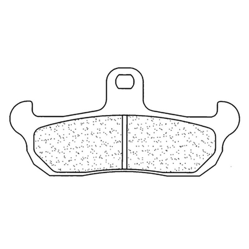 CL PLAQUETTES DE FREIN MÉTAL FRITTÉ OFF-ROAD - 2400EN10