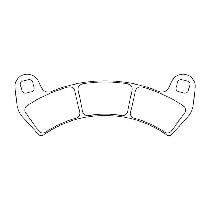 CL PLAQUETTES DE FREIN MÉTAL FRITTÉ POUR QUAD - 1247ATV1